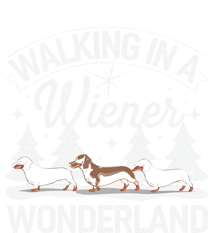 Walking In A Wiener Wonderland Dachshund Trio Dog Lover Xmas Yupoong Adult 5-Panel Trucker Hat