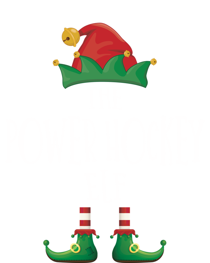 Power Hockey Elf Cute Gift Family Matching Pajamas Christmas Cute Gift T-Shirt