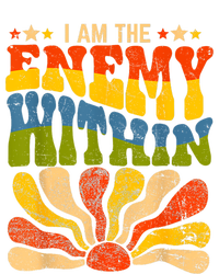 I Am The Enemy Within America Funny I Am The Enemy Within Short Acrylic Beanie