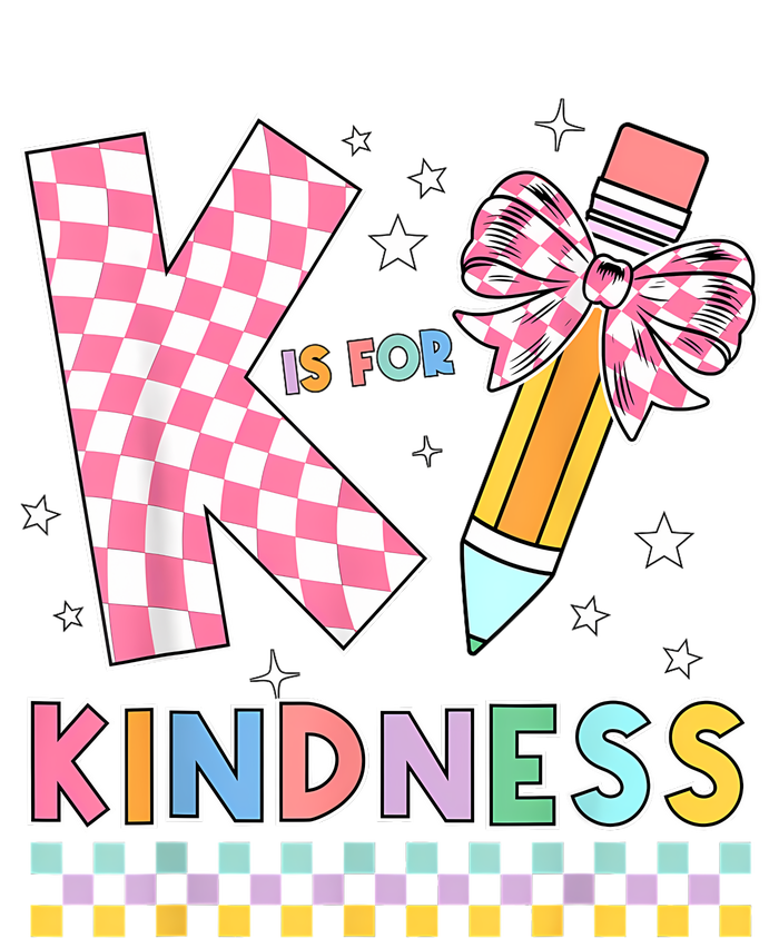 K Is For Kindness Cute Pencil Bow Teacher Be Kind Daily Commute Backpack