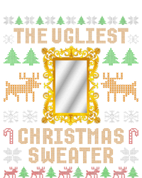 The Ugliest Ugly Christmas Sweater With Mirror Funny Xmas Cooling Performance Crew T-Shirt