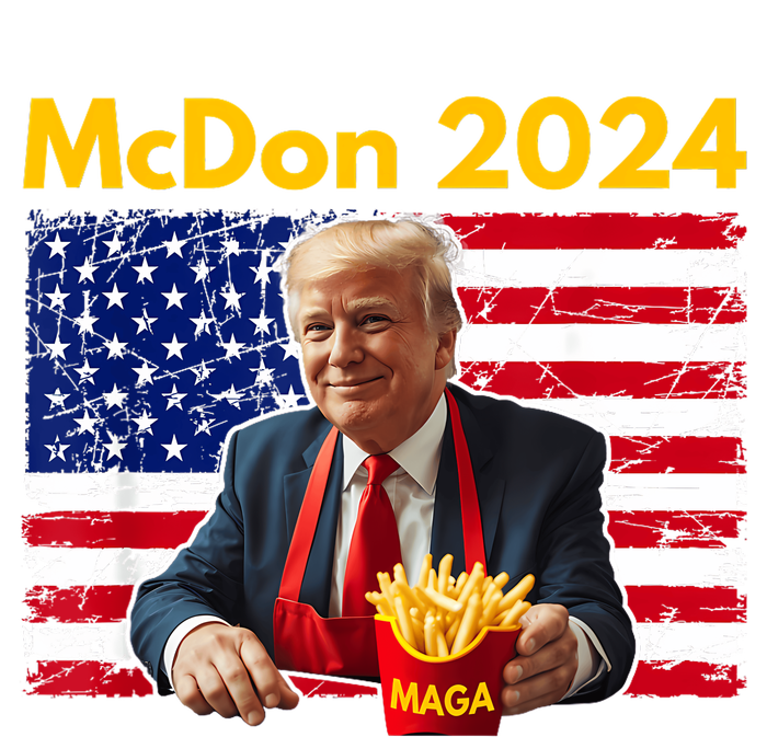 Mcdon 2024 Funny Donald Trump French Fry Cooking Fries Mousepad