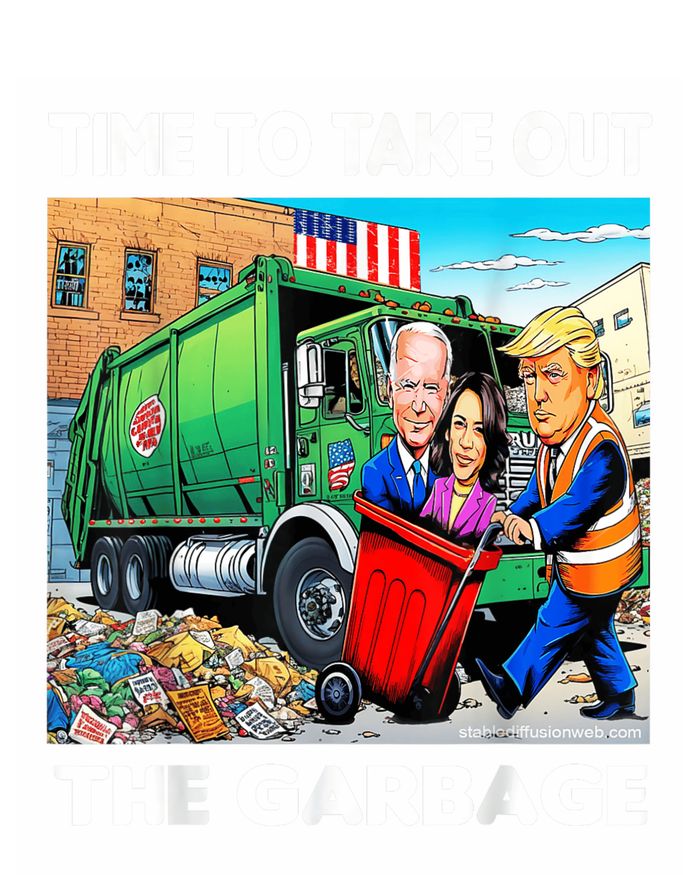 Funny Garbage For Trump 2024 Time To Take Out The Garbage T-Shirt