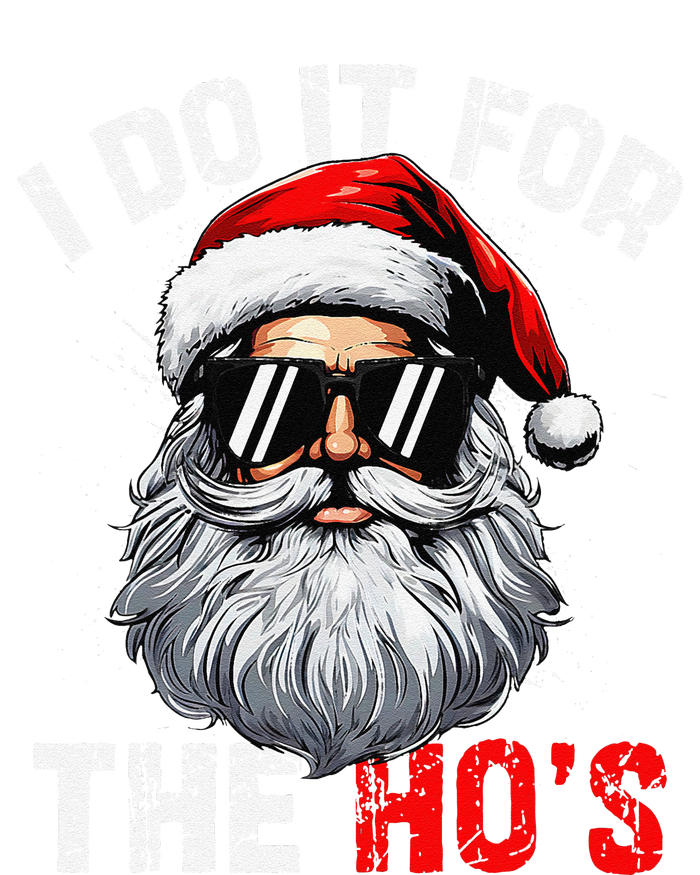 I Do It For The Hos Funny Inappropriate Christmas Santa Face Gift Youth Performance Sprint T-Shirt