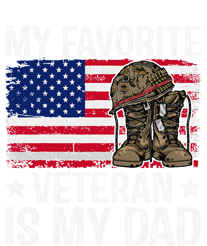 My Favorite Veteran Is My Dad Army Military Veterans Day Gift T-Shirt