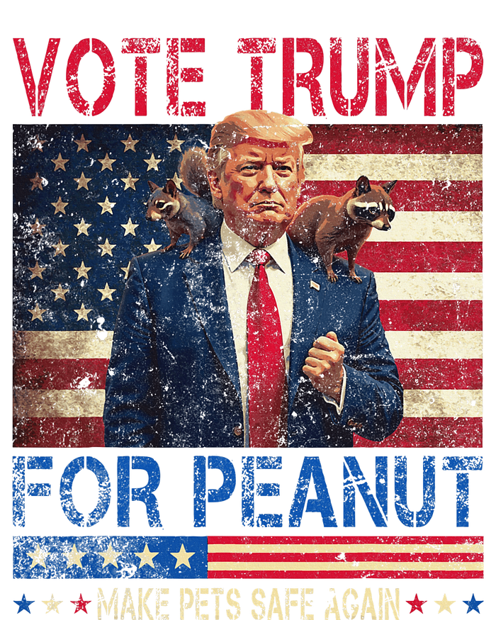 Vote Trump For Peanut The Squirrel Make Pets Safe Again Baby Long Sleeve Bodysuit