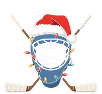 Santa Sports Design Christmas Hockey Player Gift Valucap Bio-Washed Visor