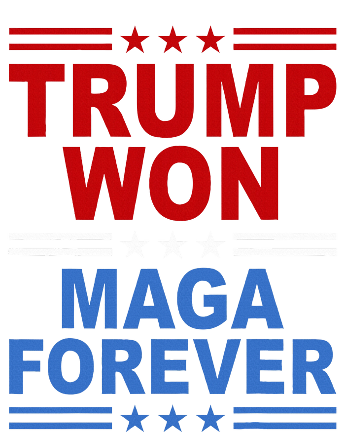 Trump Won Maga Forever Snapback Five-Panel Rope Hat