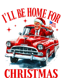 ILl Be Home For Christmas Funny Santa Claus Trump 2024 Pajama Set