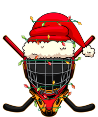 Santa Sports Design Christmas Hockey Player Great Gift Pom Pom 12in Knit Beanie