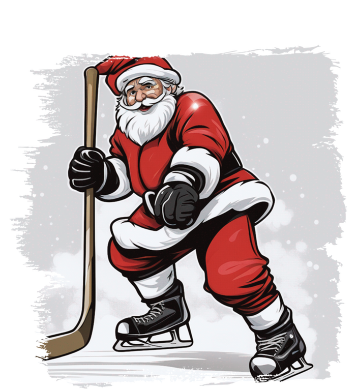 Santa The Hockey Player On The Rink For Christmas Great Gift Ladies Essential Flowy Tank