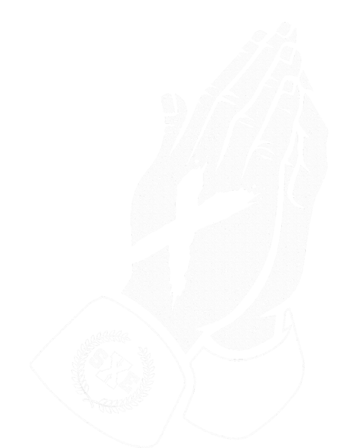 Praying Hands Crew Straight Edge Dry Zone Grid Polo