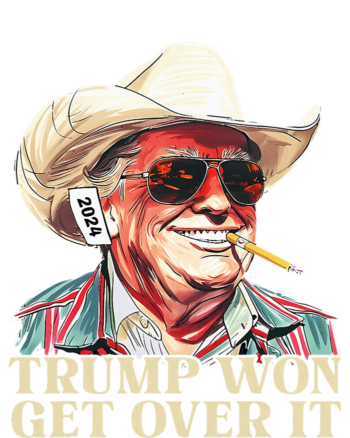 Western Trump Cowboy Trump Won Get Over It T-Shirt