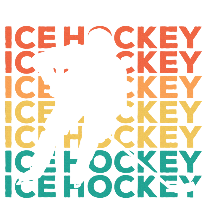 Retro Vintage Ice Hockey Gift For Ice Hockey Players Women's V-Neck T-Shirt