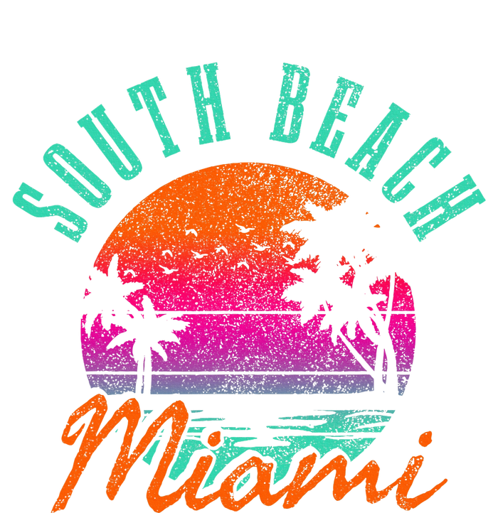 South Beach Miami Retro Florida Usa Souvenir Performance Sprint T-Shirt