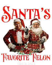 SantaS Favorite Felon Since 2024 Christmas Xmas Funny Trump Long Sleeve Pajama Set