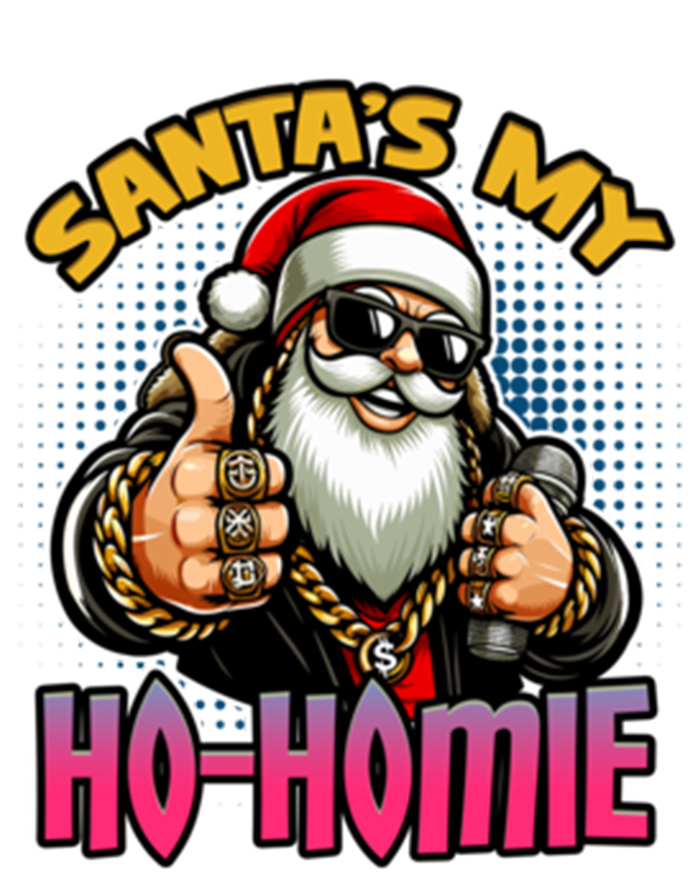 SantaS My Hohomie Hip Hop Santa Christmas Holiday Gift T-Shirt