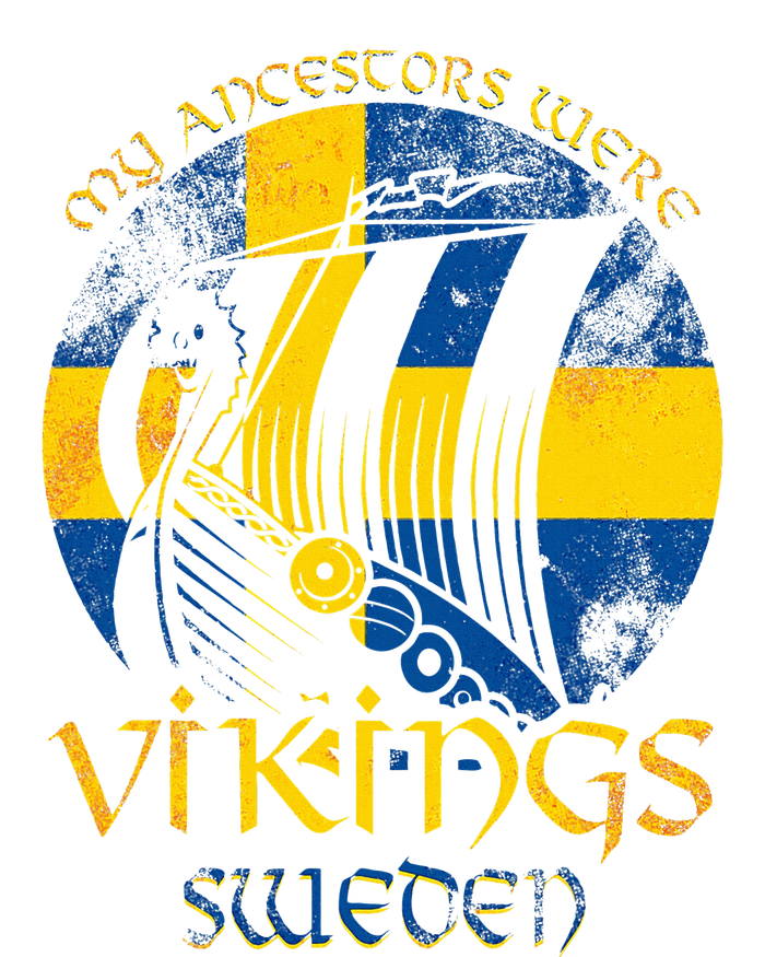 Sweden Swedish Viking Ship Flag Scandinavia Min Women's Pullover Hoodie