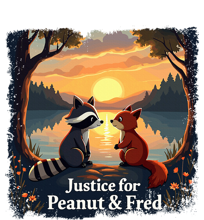 Justice For Peanut And Fred Peanut Squirrel Fred Raccoon Canvas