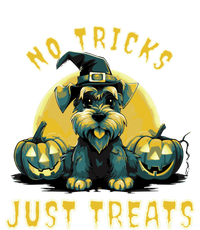 Schnauzer Dog Halloween No Tricks Just Treats Funny Gift Canvas