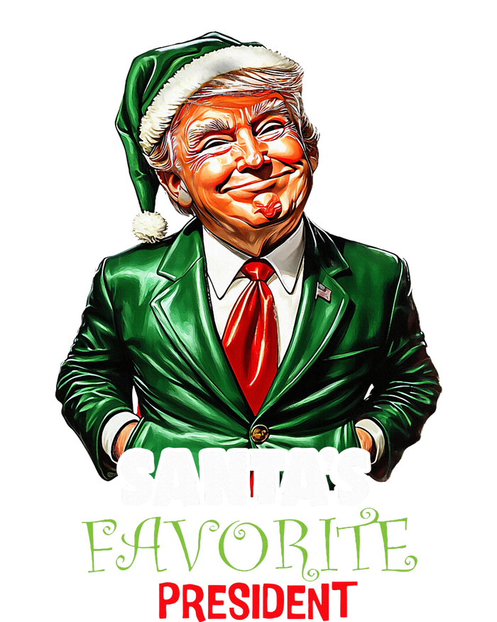 SantaS Favorite President Funny Trump Christmas Xmas Pajama Magnet