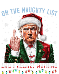 On The Naughty List And I Regret Nothing Funny Trump Xmas Wool Snapback Cap