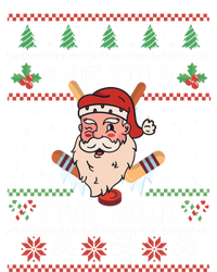 Shut Your Five Hole Ice Hockey Santa Ugly Christmas Hockey Gift Sustainable Beanie