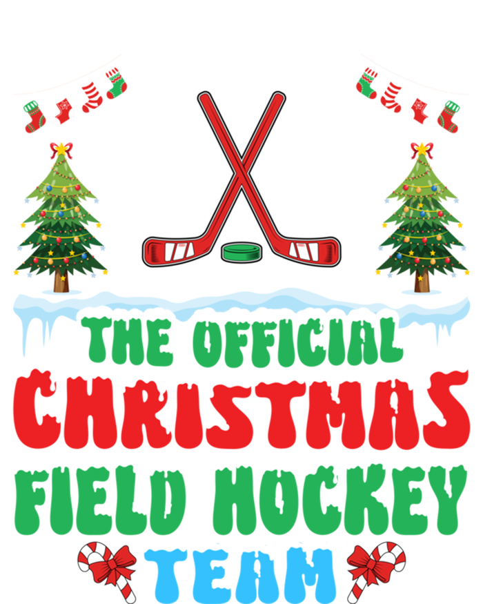 Snow Christmas Field Hockey Team Field Hockey Player Xmas Gift Zip Tote Bag