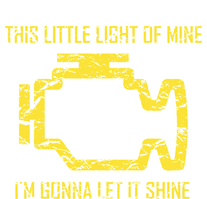 This Little Light Of Mine Check Engine Light Ladies PosiCharge Competitor Racerback Tank