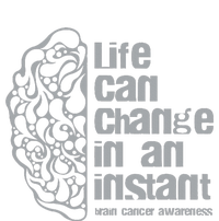 Life Can Change In An Instant Brain Cancer Awareness T-Shirt