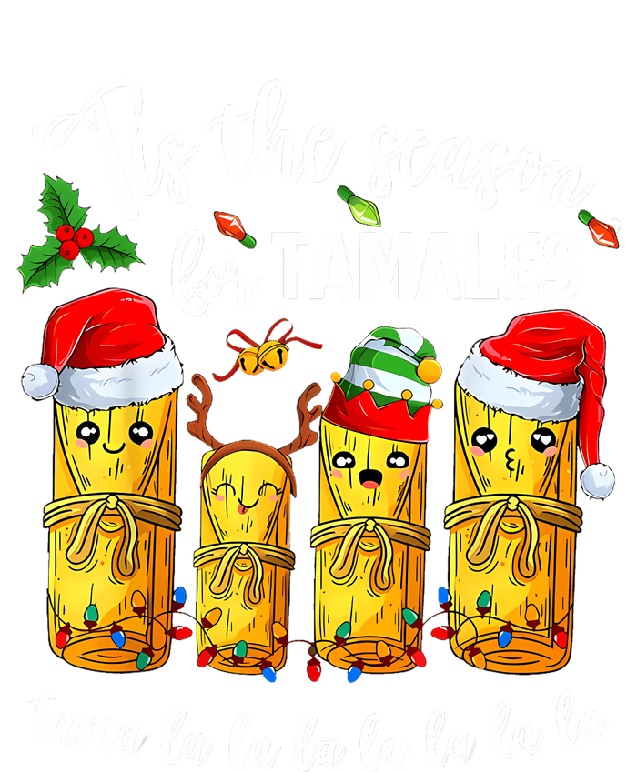 Tis The Santa Hat Season For Tamales Tama Lalalalalalalall Kids T-Shirt