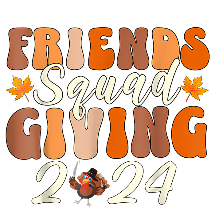 Retro Friendsgiving Squad 2024 Thanksgiving Friendsgivin Women's Perfect Tri Tunic Long Sleeve Shirt