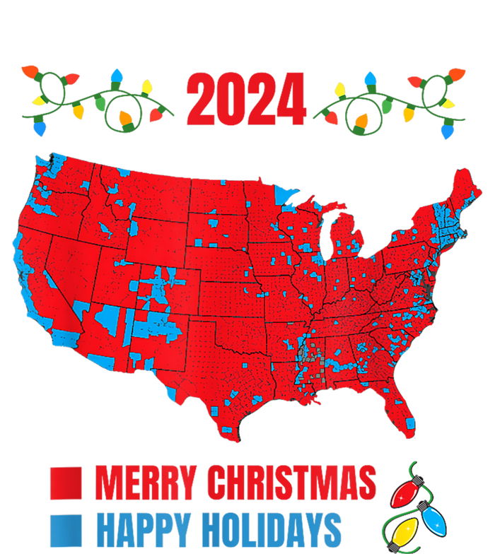 2024 Electoral Map Merry Christmas Trump Landslide Holiday Hoodie