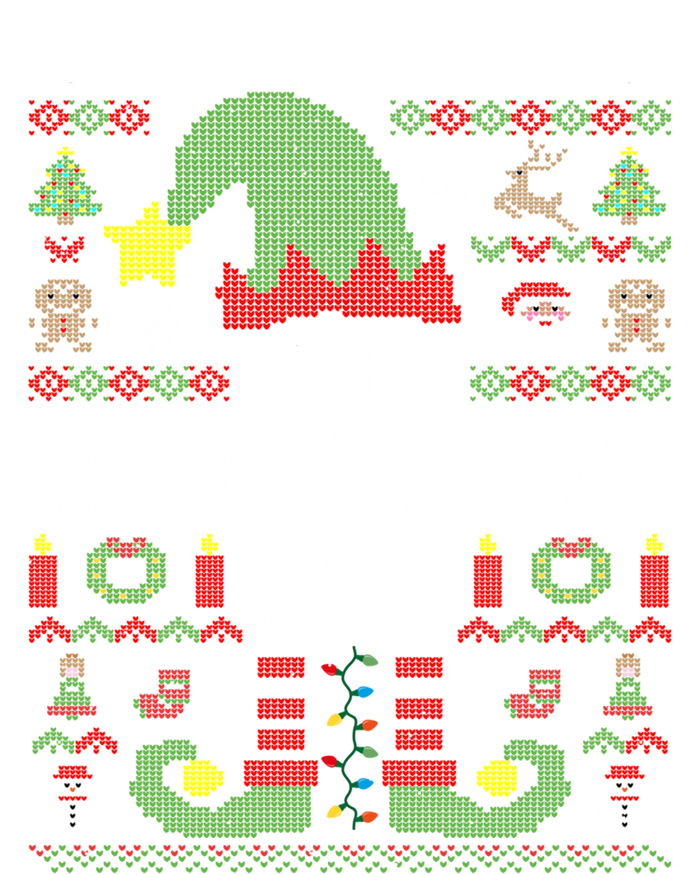 The Wrestling Elf Ugly Christmas Matching Family Group Meaningful Gift Women's Tri-Blend 3/4-Sleeve Raglan Shirt