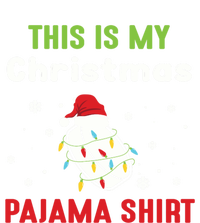 This Is My Christmas Pajama Funny Hockey Puck Xmas Cute Gift 16 in Basic Backpack