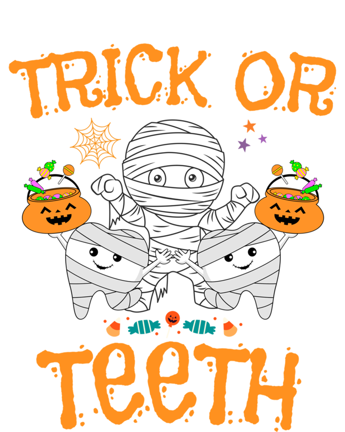 Trick Or Th Funny Halloween Dental Squad Matching Funny Gift Kids Long Sleeve Shirt