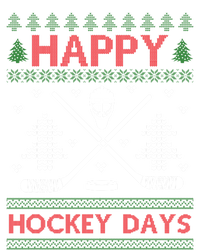 Ugly Christmas Happy Hockeydays Funny Gift T-Shirt