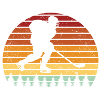 Vintage Sunset Ice Hockey Player Retro Winter Sports Lover Gift Women's T-Shirt