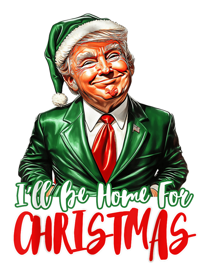 ILl Be Home For Christmas Xmas Trump Pajamas Holiday Santa T-Shirt