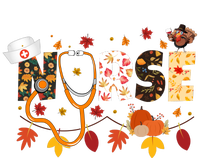 Cute Nurse Fall Thanksgiving Autumn Poster