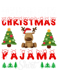 Xmas Pajama This Is My Christmas Pajama Reindeer Funny Gift T-Shirt