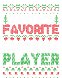 Xmas SantaS Favorite Softball Player Ugly Christmas Gift Sustainable Beanie