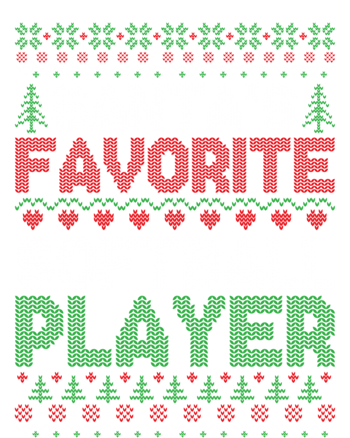 Xmas SantaS Favorite Softball Player Ugly Christmas Gift Sustainable Beanie