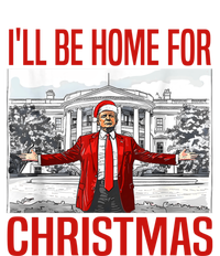 ILl Be Home For Christmas Xmas Trump Pajamas Holiday Santa Full Zip Hoodie