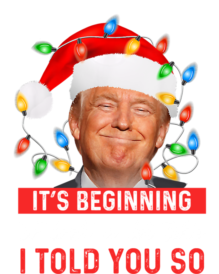 ItS Beginning To Look A Lot Like I Told You So Trump Xmas T-Shirt