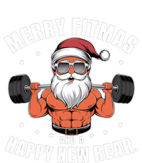 Merry Fitness Happy New Rear Workout Christmas Fitness Gym T-Shirt