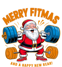 Merry Fitness Happy New Rear Workout Christmas Fitness Gym Softstyle CVC T-Shirt