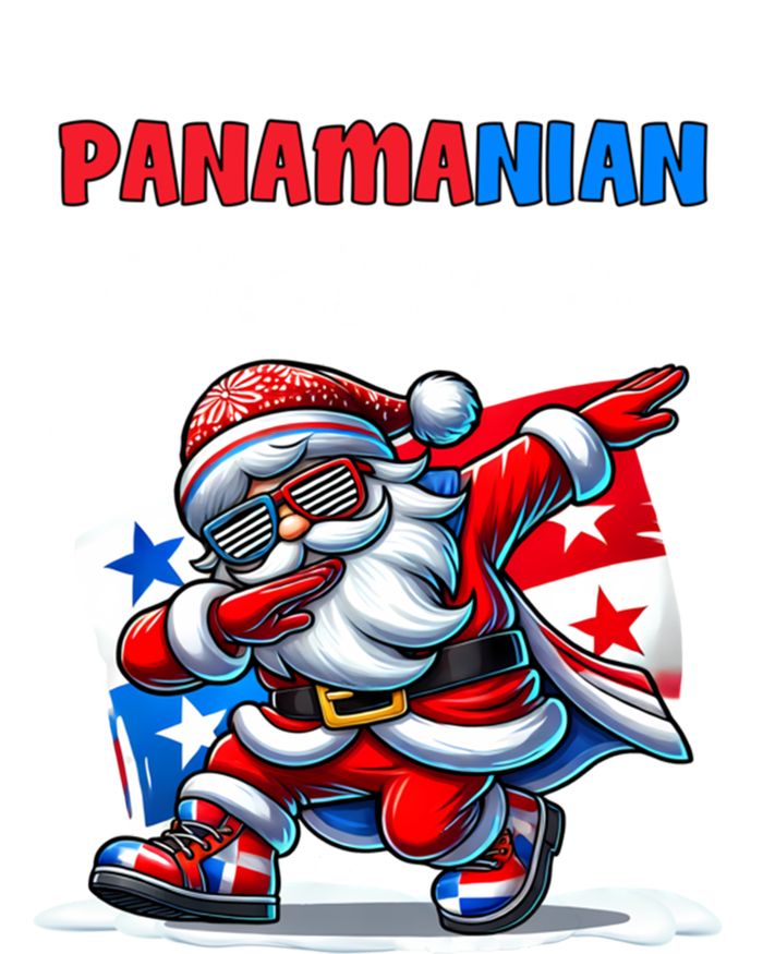 Panama Dabbing Santa Christmas Panama Flag Dry Zone Grid Polo