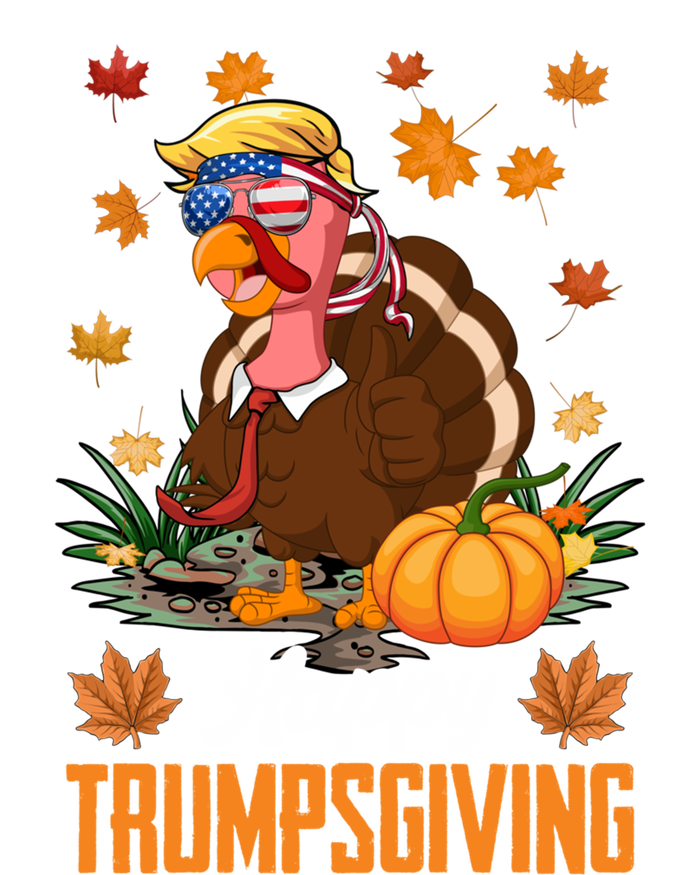 Funny Happy Trumpsgiving Thanksgiving Trump Turkey Usa Flag Funny Gift Short Acrylic Beanie