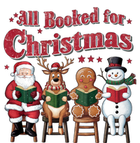 Vintage All Booked For Christmas Book Lover Library Teachers T-Shirt